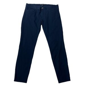Banana Republic Sloan Chino Mid Rise Skinny Pants Dark Navy Blue Size 8 Pockets